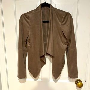 Suede blazer